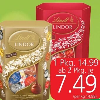 Spar Lindor Kugel Angebot