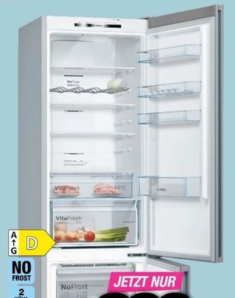 Red Zac NoFrost Kühl-Gefrierkombination KGN39VLDA Inox Look Angebot