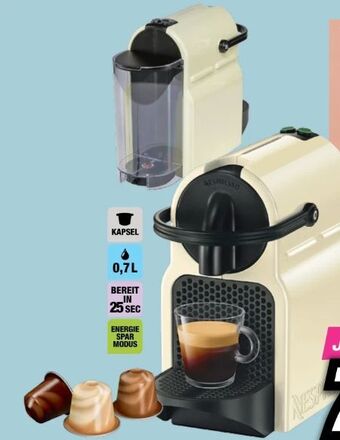 Red Zac Nespresso Kapselmaschine EN 80.CW Inissia Cream White Angebot