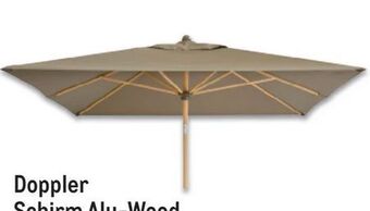 Metro Schirm Alu-Wood Angebot