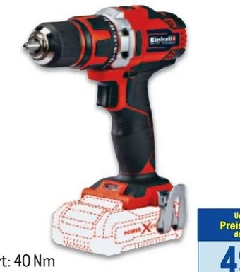 Metro Akku-Bohrschrauber TE-CD 18-40 Li Solo Angebot