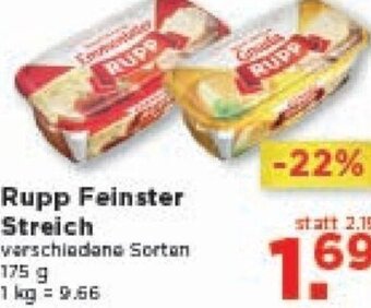 Unimarkt Rupp Feinster Streich 175 g Angebot