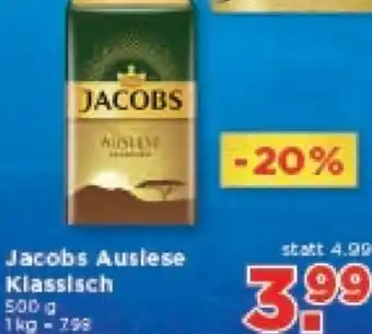 Unimarkt Jacobs Auslese Klassisch 500 g Angebot