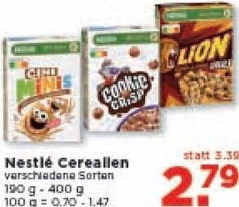 Unimarkt Nestlé Cerealien 190 g-400 g Angebot