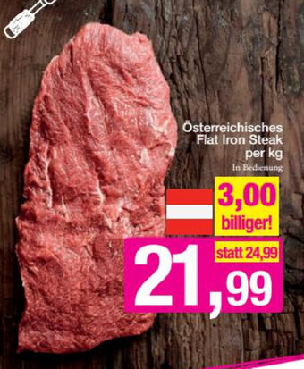 Sutterlüty Österreichisches Flat Iron Steak per kg Angebot