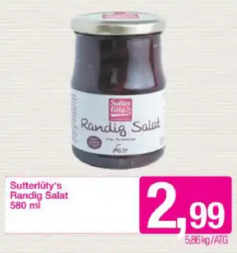 Sutterlüty Sutterlüty's Randig Salat 580ml Angebot