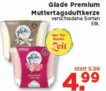 Unimarkt Glade Premium Muttertagsduftkerze Angebot
