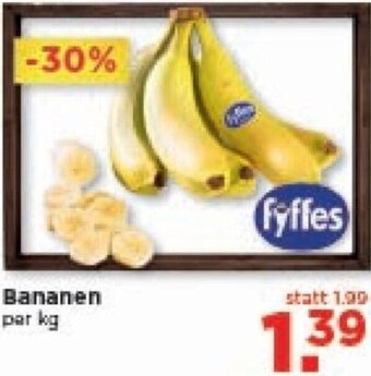 Unimarkt Bananen per kg Angebot