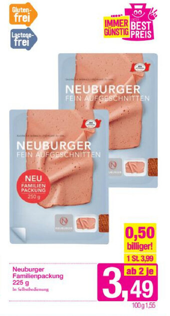 Sutterlüty Neuburger Familienpackung 225g Angebot