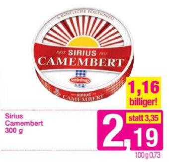 Sutterlüty Sirius Camembert 300g Angebot