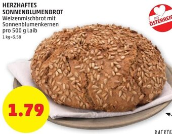 PENNY Herzhaftes Sonnenblumenbrot 500 g Angebot