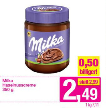Sutterlüty Milka Haselnusscreme 350g Angebot