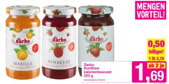 Sutterlüty Darbo Konfitüre Kalorienbewusst 220g Angebot