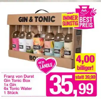 Sutterlüty Franz Von Durst Gin Tonic Box 1x Gin Angebot