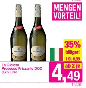 Sutterlüty La Gioiosa Rosea Prosecco Frizzante DOC 0,75L Angebot