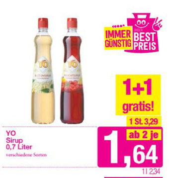 Sutterlüty YO Sirup 0,7L Angebot