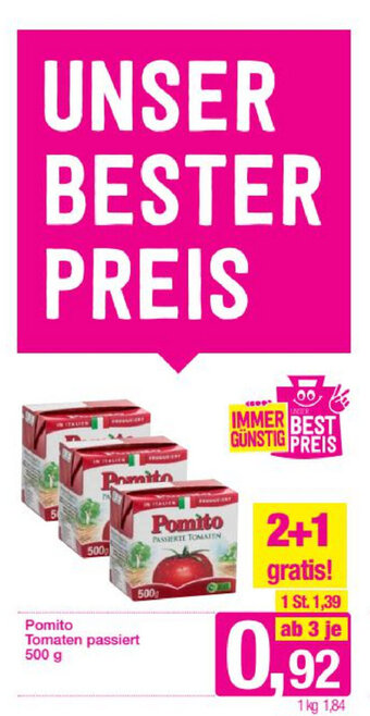 Sutterlüty Pomito Tomaten Passiert 500g Angebot
