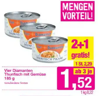 Sutterlüty Vier Diamanten Thunfisch mit Gemüse 185g Angebot