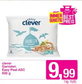 Sutterlüty Clever Garnelen Easy Peel ASC 600g Angebot