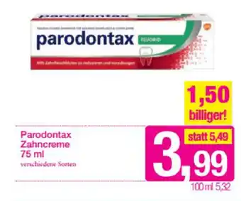 Sutterlüty Parodontax Zahncreme 75ml Angebot