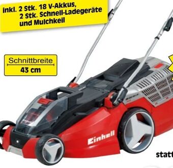 Zgonc Akku-Rasenmäher GE-CM 43 Li M Set Angebot