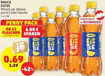 PENNY Rauch Eistee 0,5 Liter Angebot
