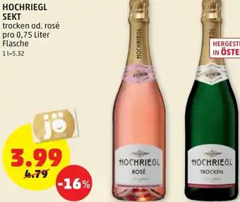 PENNY Hochriegl Srkt 0,75 Liter Angebot