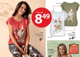 NKD T-Shirt Mit Baumwolle Und Elasthan M-XL Angebot