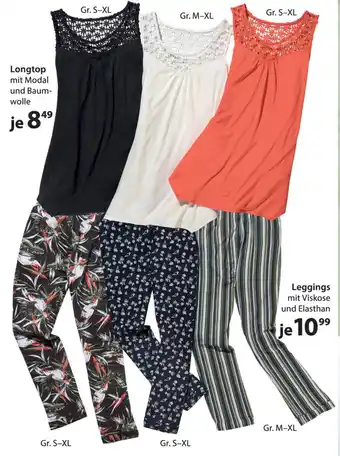 NKD Leggings Mit Viskose Und Elasthan Angebot