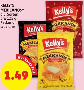 PENNY Kelly's Mexicanos 125 g Angebot