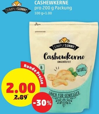 PENNY Cashewkerne 200 g Angebot