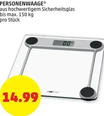 PENNY Personenwaage 150 kg Angebot