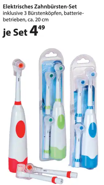 NKD Elektrisches Zahnbürsten Set Angebot
