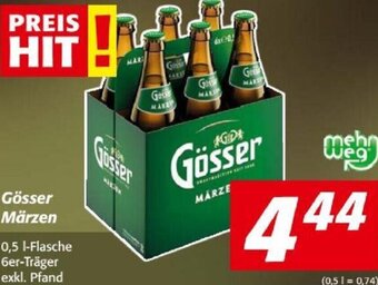 Nah&Frisch Gösser Märzen 0,5 L Angebot