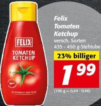 Nah&Frisch Felix Tomaten Ketchup 435-450 g Angebot