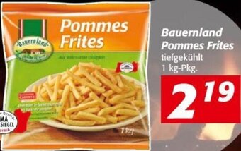 Nah&Frisch Bauernland Pommes Frites 1 kg Angebot