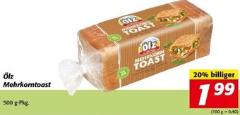 Nah&Frisch Ölz Mehrkorntoast 500 g Angebot