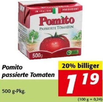 Nah&Frisch Pomito Passierte Tomaten 500 g Angebot