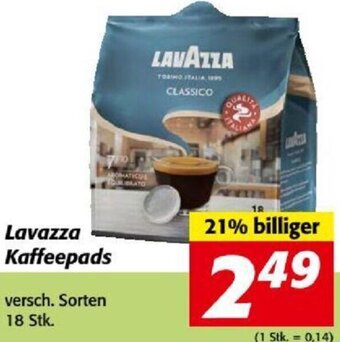 Nah&Frisch Lavazza Kaffeepads 18 Stk. Angebot