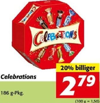 Nah&Frisch Celebrations 186 g Angebot