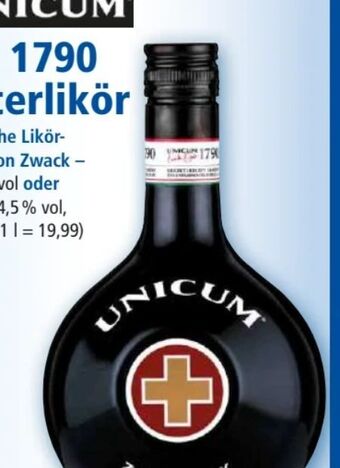Norma Anno 1790 Kräuterlikör Angebot