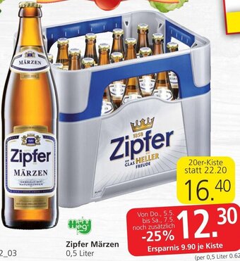 Spar Zipfer Märzen 0,5 Liter Angebot