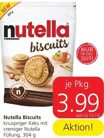 Spar Nutella Biscuits 304 g Angebot