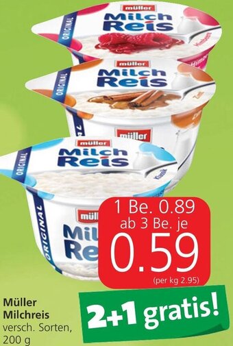 Spar Müller Milchreis 200 g Angebot