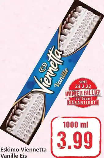 Spar Eskimo Viennetta Vanille Eis 1000 ml Angebot