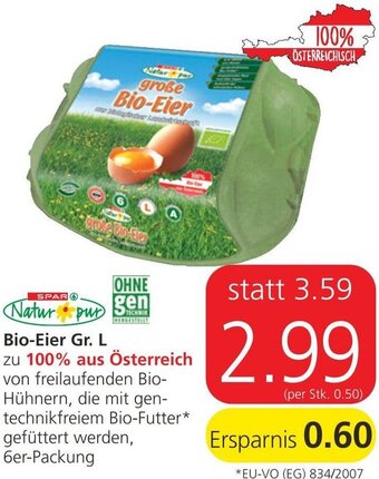 Spar Bio-Eier Gr. l Angebot