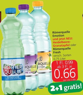 Spar Römerquelle Emotion 0,75 Liter Angebot