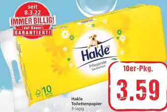 Spar Hakle Toilettenpapier 3-lagig Angebot