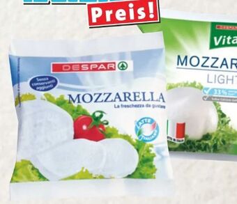 Spar Mozzarella Angebot
