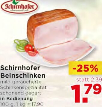 Unimarkt Schirnhofer Beinschinken 100 g Angebot